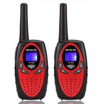 Retevis RT628 Walkie Talkies Niños, Largo Alcance Recargable VOX Bloqueo de Tecla, Regalos para Cumpleaños y Vacaciones, Fácil de Usar para Cámping, Caminar y Aventuras