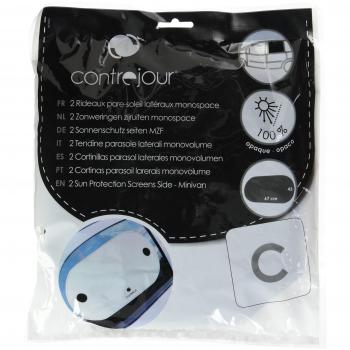 Contrejour Cortinillas de coche monovolumen 2 uds - Film solar universal, parasoles para ventanillas de coche