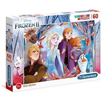 Clementoni- Puzzle 60 Piezas Frozen 2, Multicolor