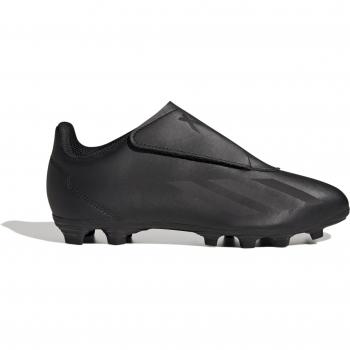 Botas de fútbol adidas X Crazyfast.4 Velcro FXG Infantil, color negro, para césped artificial, talla 32