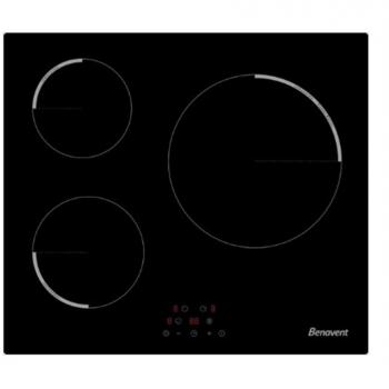 Placa de inducción Benavent IBB360 de 3 zonas 60cm