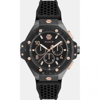 Philipp Plein Chrono Royal Men's Black Watch Pwpra0524 Silicone - One Size