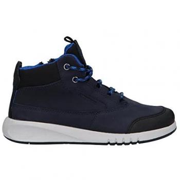 Botas Geox J Aeranter Boy Abx, Botines impermeables para niño, color Azul Marino/Royal, talla 30 EU