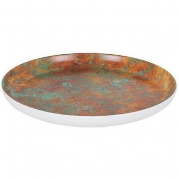 Plato Llano Viejo Valle Goji Blanco Melamina 22,5 x 2,2 cm
