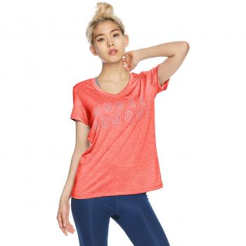 Under Armour Tech Graphic Twist SSV Camiseta de Manga Corta, Mujer, Rosa
