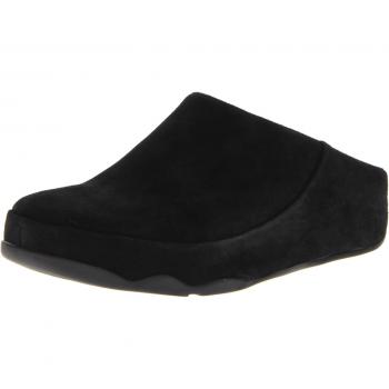 Fitflop Gogh Moc - Zuecos para Mujer, color Negro, talla 38 EU 5 UK