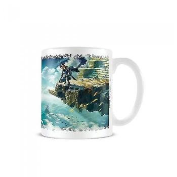 Taza The Legend Of Zelda: Tears Of The Kingdom Hyrule Skies Azul/marrón/blanco One Size