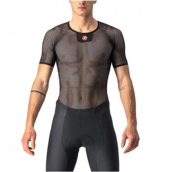 Camiseta Interior Castelli Core Mesh 3 Manga Corta Negra S-M