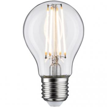 Bombilla LED con filamento E27, 7 W, transparente, 2700 K