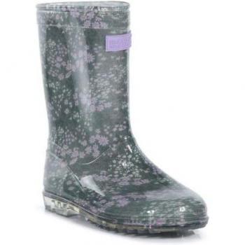 Regatta Kids Wenlock Ditsy Daisy Wellington Boots (Balsam Green) - Size UK 11