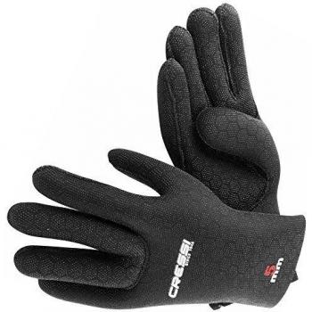 Cressi High Stretch, Guantes de Buceo, Unisex, Color negro/rojo, L