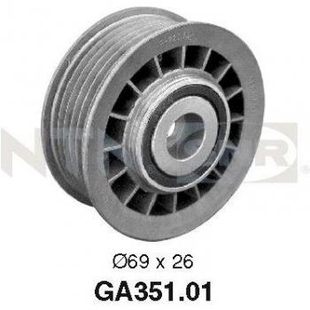 Polea de deflexión/guía para correa v-ribbed SNR GA351.01