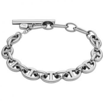 Pulsera de Acero Heritage D-Link para Mujer Fossil