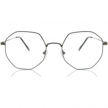 Geometric Montura Completa Metálico Grises Armazones para Mujer - Gafas Anti-Azules - SmartBuy Collection