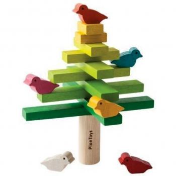 PlanToys - Árbol equilibrista, juego de bloques