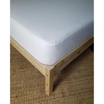 Sábana Bajera Protectora Jersey Pu - Ajuste a Todas las Alturas de Colchón