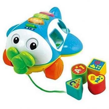 Avión de arrastre infantil para clasificar y aprender 1505