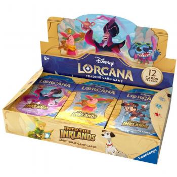 Disney Lorcana Into the Inklands - Caja de Sobres de Refuerzo (24 sobres)