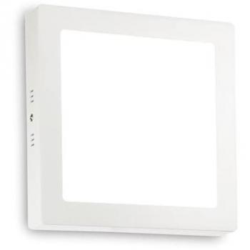 Lámpara LED Universal Cuadrada 22cm Semi Plafón Blanca 1950Lm 4000K