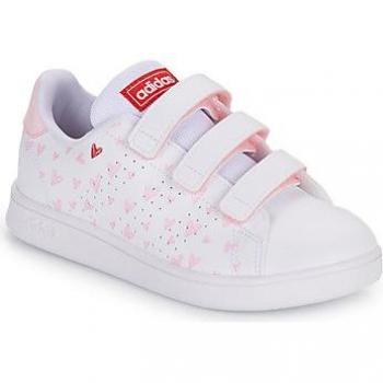 Zapatilla Adidas Advantage K CF C Blanca Corazones