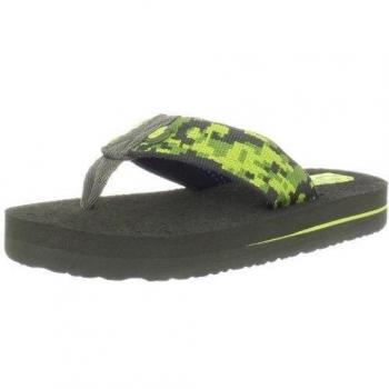 Teva Mush II C's Mush II C's - K - Chanclas para niños, color verde, talla 25