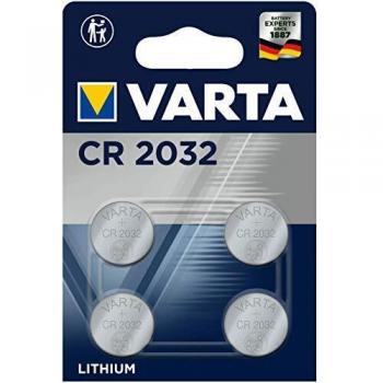 Batería de Litio CR2032 VARTA - Paquete de 4 Piezas