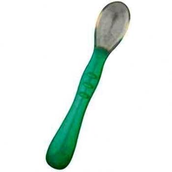 Cuchara Saro Ultra Flexible de Silicona Larga Coral 1 unidad