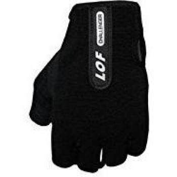 Lof Challenger Guantes de Fitness, Hombre, Negro, XL