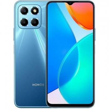 Honor X6 Smartphone 4GB RAM 64GB Storage Ocean Blue Unlocked 6.5 Inch Display Single SIM Android 12 4G USB Type-C 5000mAh Battery Dual SIM VNE-LX1
