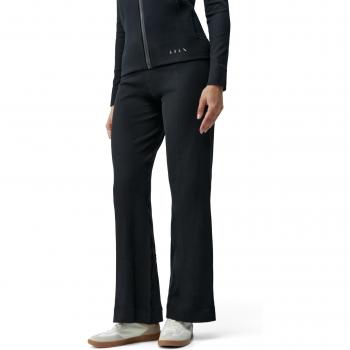 Pantalón largo sin costuras Fait negro puro para mujer - S de Born Living Yoga