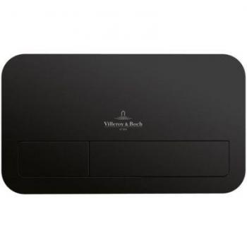 Villeroy & Boch ViConnect 200S Placa de Accionamiento para WC, Color Negro Mate, Modelo 922490AN