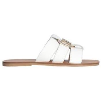 Liu Jo Women's White Saba 08 Sliders Size 9 US Stylish Slip-On Footwear