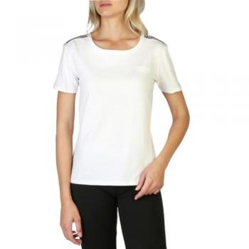 Moschino Women's Logo Cotton T-Shirt - White Round Neck Size S