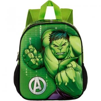 Mochila Infantil 3D Hulk Karactermania 32482 Verde