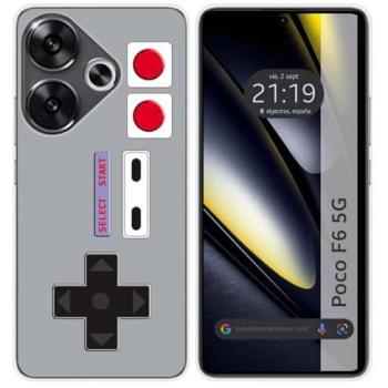 Funda de Silicona para Xiaomi Poco F6 5G con Diseño de Consola y Dibujos