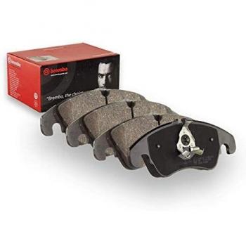 BREMBO Juego de 4 pastillas de freno para VOLKSWAGEN Golf, Passat, Touran, Polo, Caddy, Scirocco, Jetta, Eos, New Beetle, CC (Ref: P