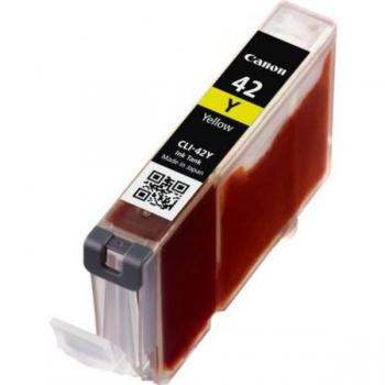 Canon CLI-42Y Yellow Ink Cartridge, 13ml (Yield 284 Photos) - 6387B001