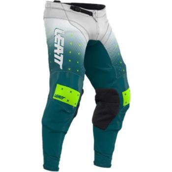 Leatt Pantalones de Motocross 4.5 Lite Gradient 2024 - Blanco Verde (XL)