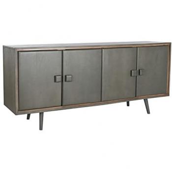 Aparador DKD Home Decor 177 x 38 x 75 cm Madera Gris Oscuro Estándar