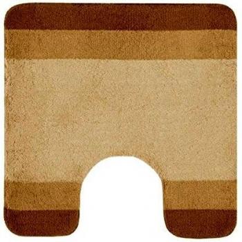Alfombra de baño y contorno de WC Spirella BALANCE 55x55cm beige bahama poliéster