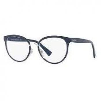 Valentino VA 1004 Rectangular Metal gafas de mujer azul 52