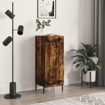 Aparador de madera contrachapada 34,5x34x90 cm - Mueble de Almacenaje de Salón, Buffet para salón, Armario Auxiliar, Armario de Almacenamiento en color Marrón