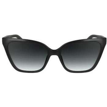 Calvin Klein CK24507S Women's Black Dark Grey Shaded Sunglasses 57mm