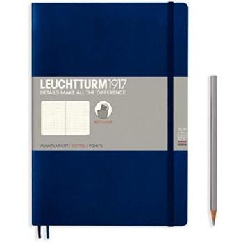 Leuchtturm1917 Notebook Softcover Composition B5 - Dotted - Navy
