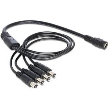 DeLOCK Cable Distribuidor DC 5,5 x 2,1 mm 1 x Hembra > 4 x Macho
