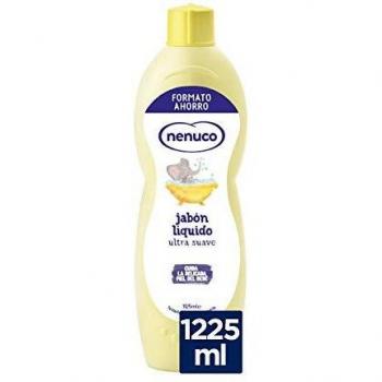 Nenuco - Jabón Líquido Ultra Suave de bebé con Aloe Vera y Vitamina E, para Cuerpo y Cabello - 1125 ml