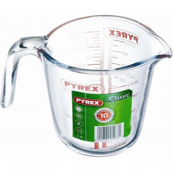 Pyrex Classic Vidrio - Jarra medidora, 0.5 l