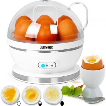 Hervidor de Huevos Duronic EB27 400W para 7 Huevos con Avisador Sonoro y Función Mantener Caliente