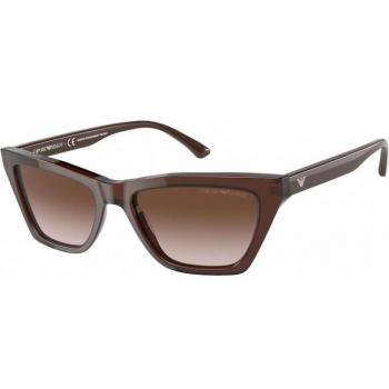 Emporio Armani EA4169 Cat Eye Sunglasses for Women, Color: Brown, Size: 54 MM