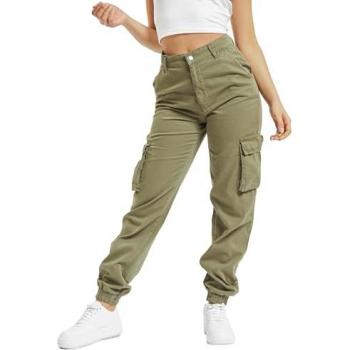 DEF Aya Women's Cargo Pants - Olive Green, Size L